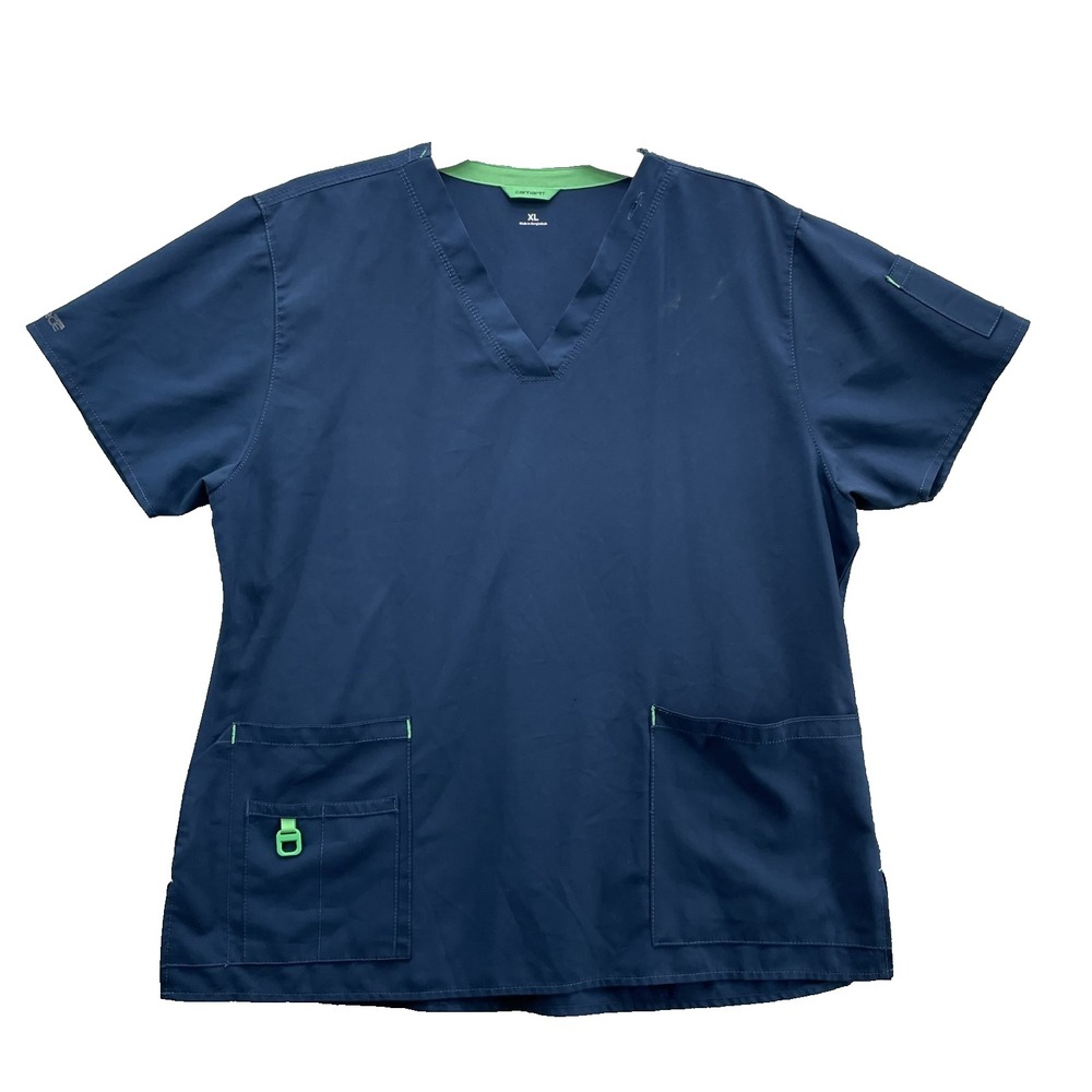 Carhartt Force Scrub Top Unisex XL Professional Medical Uniform Workwear Tech